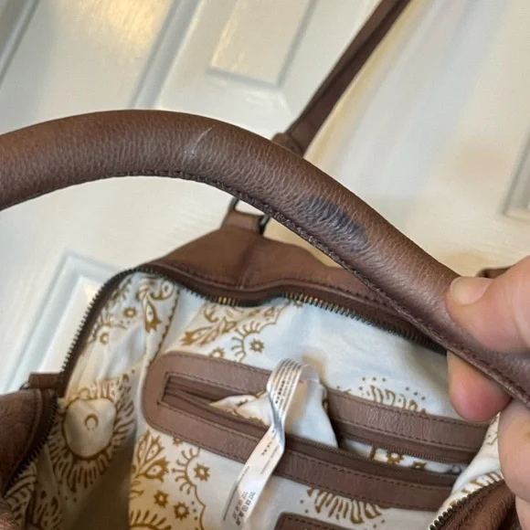 Free People Brown Leather Shoulder Bag - Picture 2 of 8